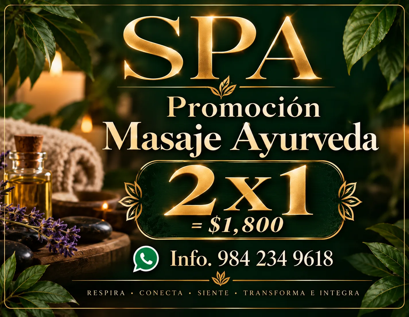 Masaje ayurveda • promoción para dos