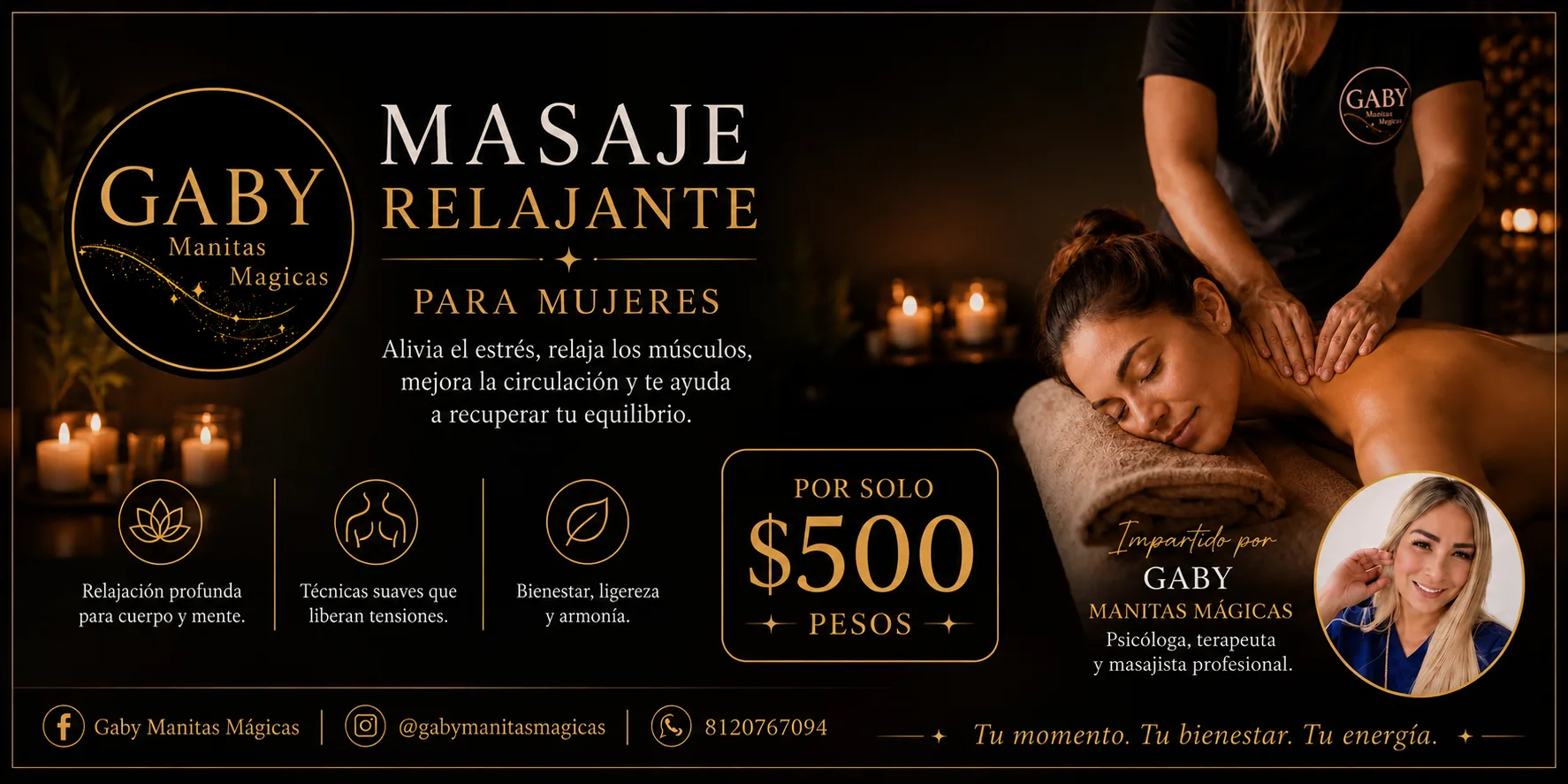 MASAJE relajante para damas