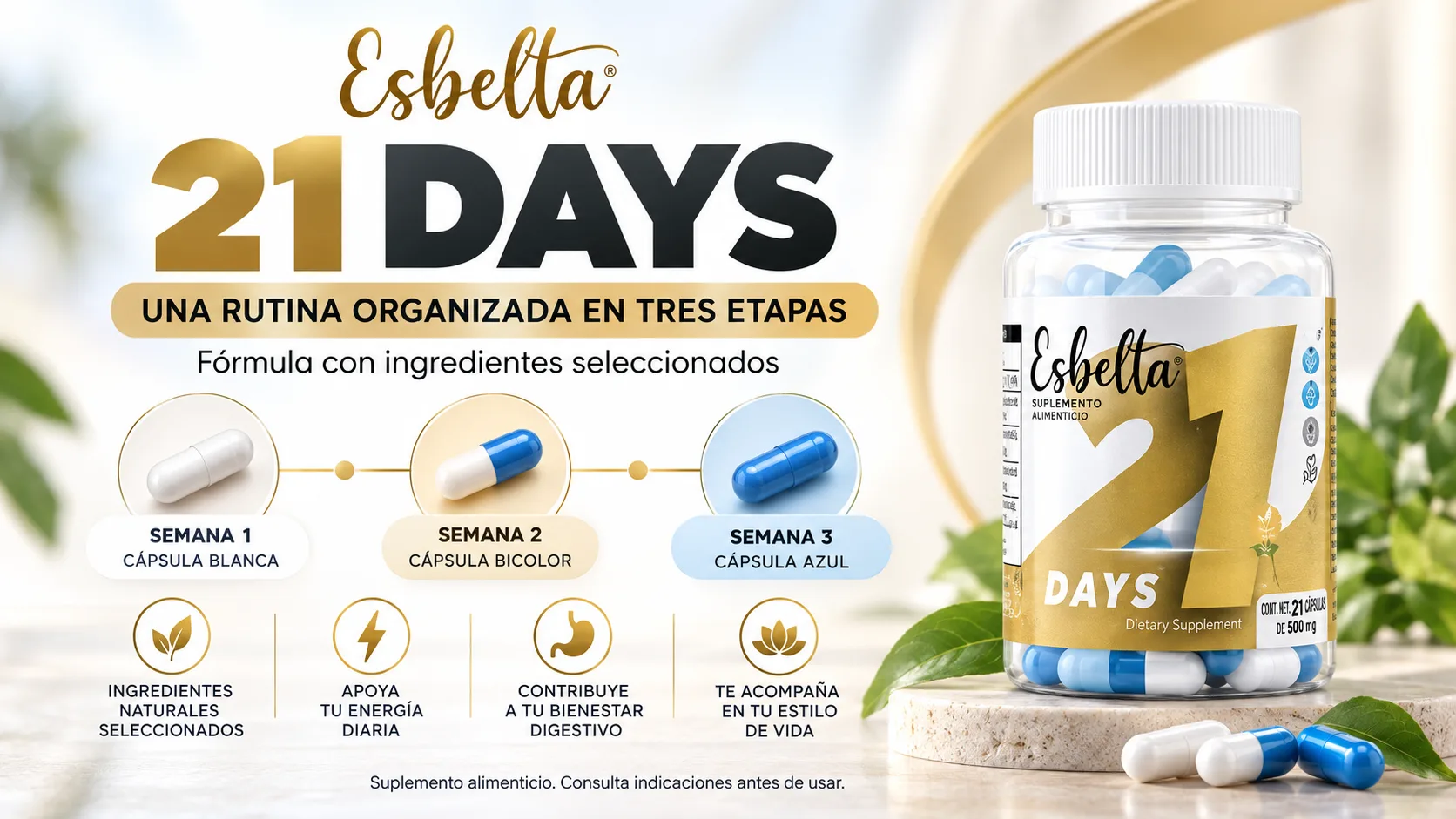 Esbelta 21 Days ( Detox x etapas)