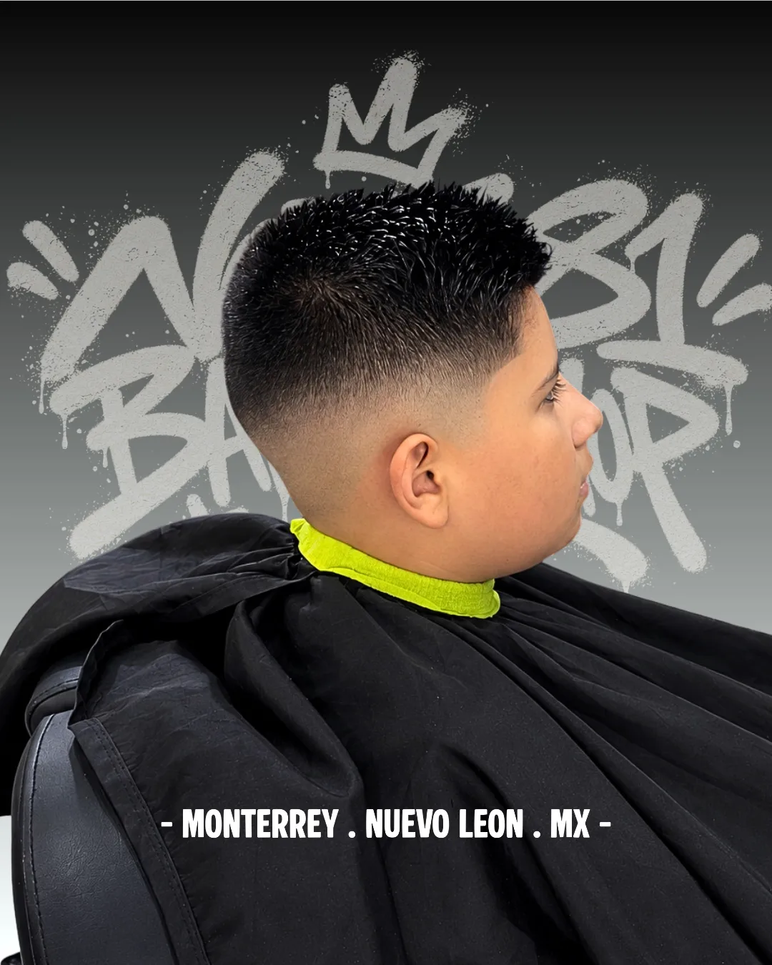 Corte desvanecido de niño