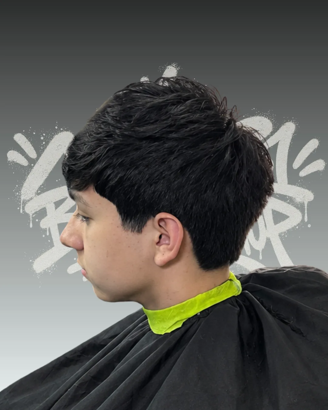 Corte escolar de niño