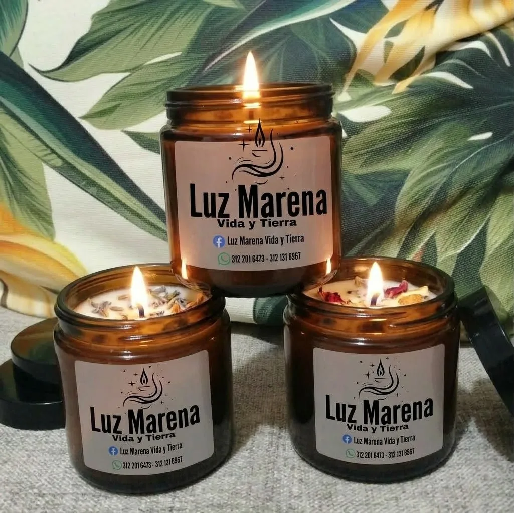 Vela Aromática Artesanal (1pieza)
